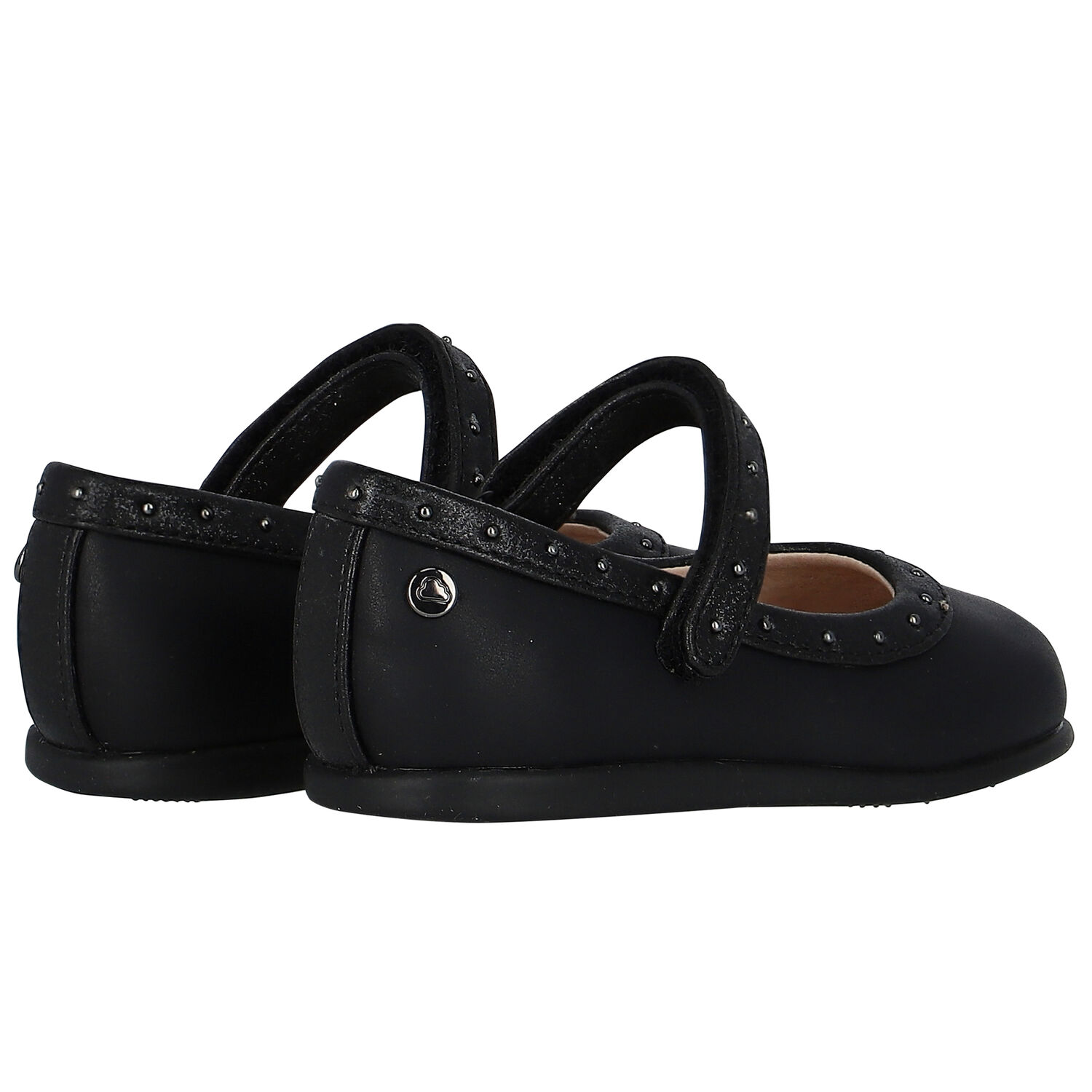 Younger Girls Black Shoes, 1, hi-res image number null